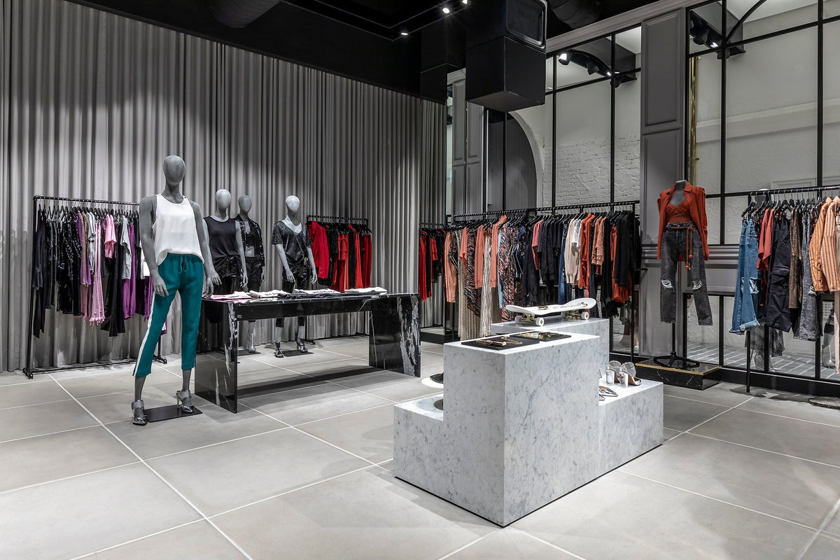 Display tables on 36-inch tile