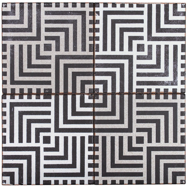 Scirocco H13A, four tiles completing the design
