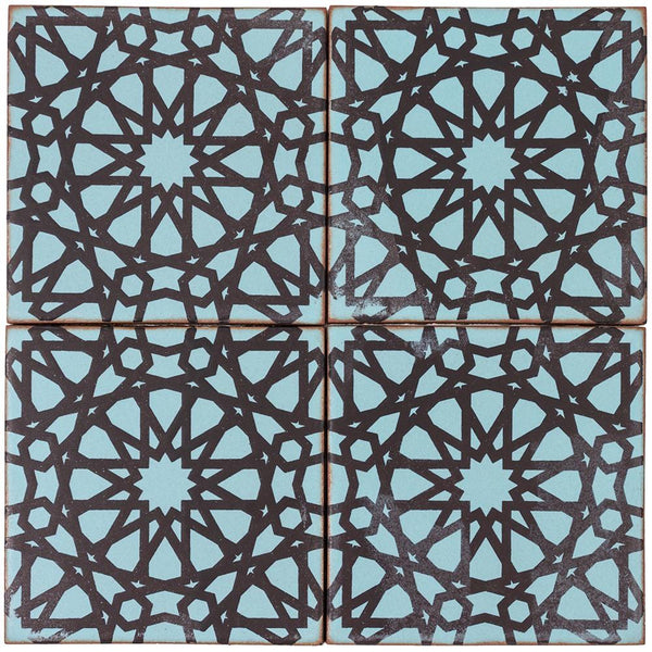 Scirocco H14B, four tiles completing the design