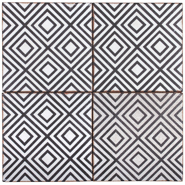 Scirocco H16A, four tiles completing the design