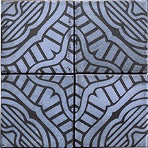 Scirocco H1D, four tiles completing the design