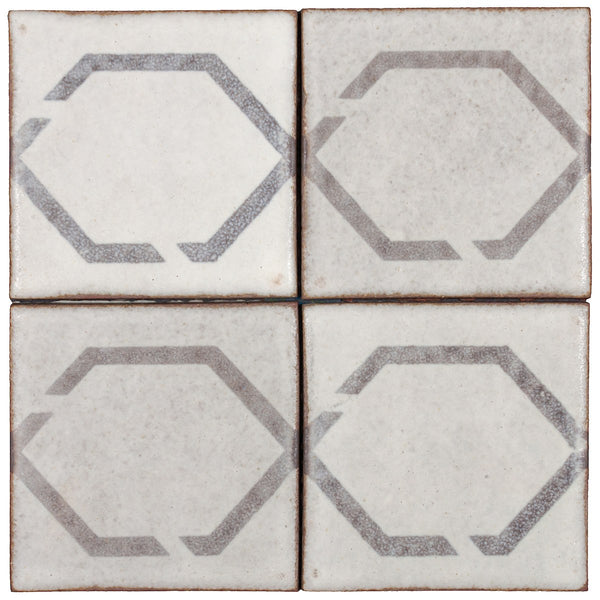 Scirocco H4C, four tiles completing the design