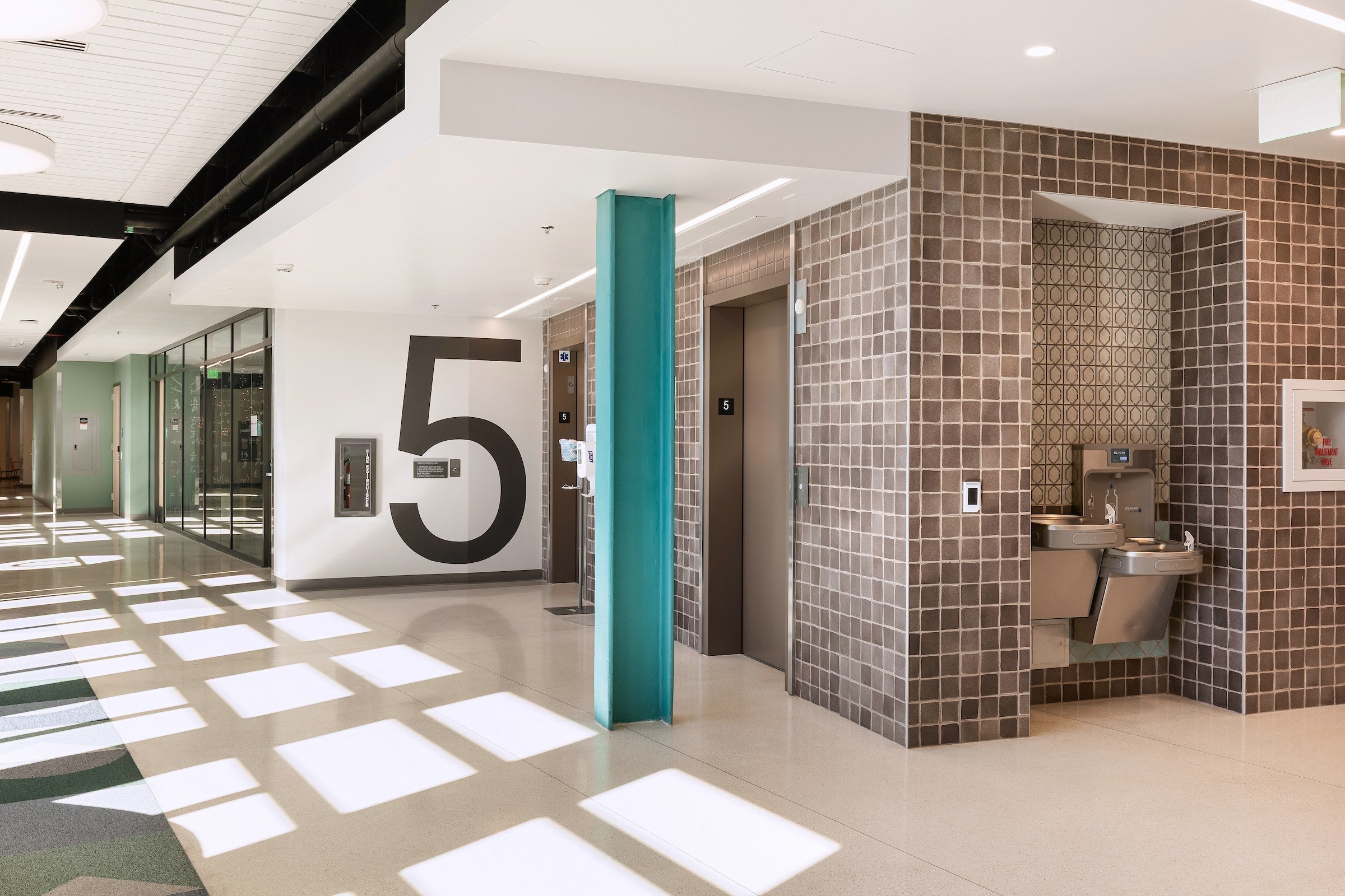Glendale City College, a lobby wall in Scirocco