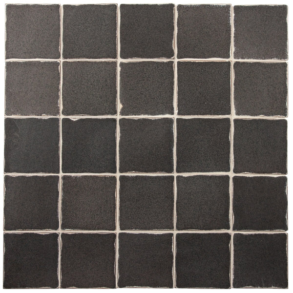 Scirocco Black, a field of the glaze