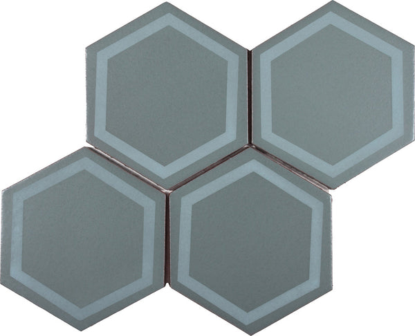 Silk Road design 01 in color B, four tiles laid up