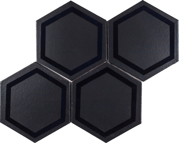 Silk Road design 01 in color D, four tiles laid up