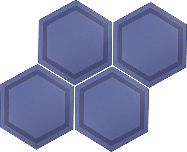 Silk Road design 01 in color J, four tiles laid up