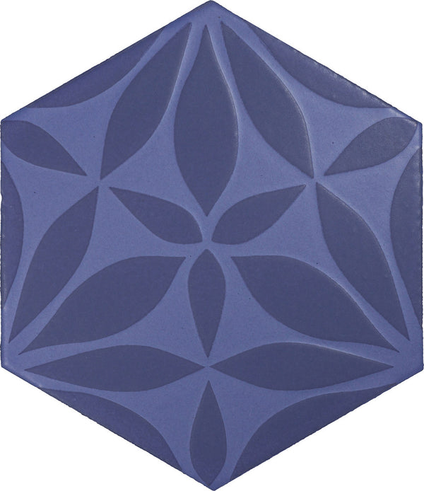 Silk Road design 05 in color J, four tiles laid up