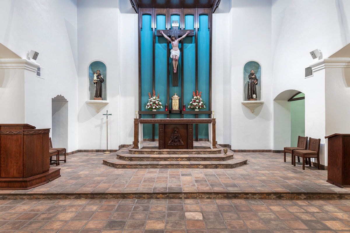 Sanctuary steps and altar