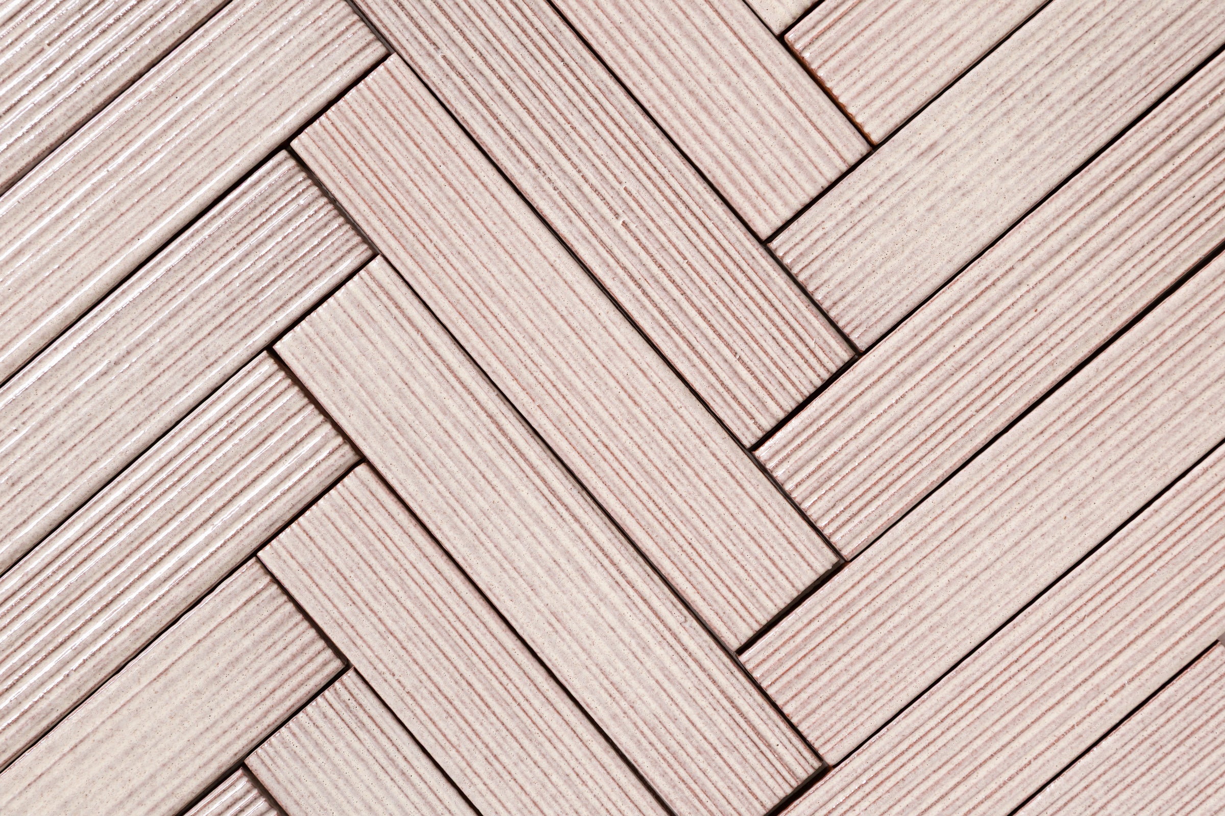 Corduroy 2x8 laid in a herringbone, Champagne glaze