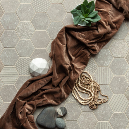 Italian Porcelain 10 Exa Mosaic 10x10 Crema Mix