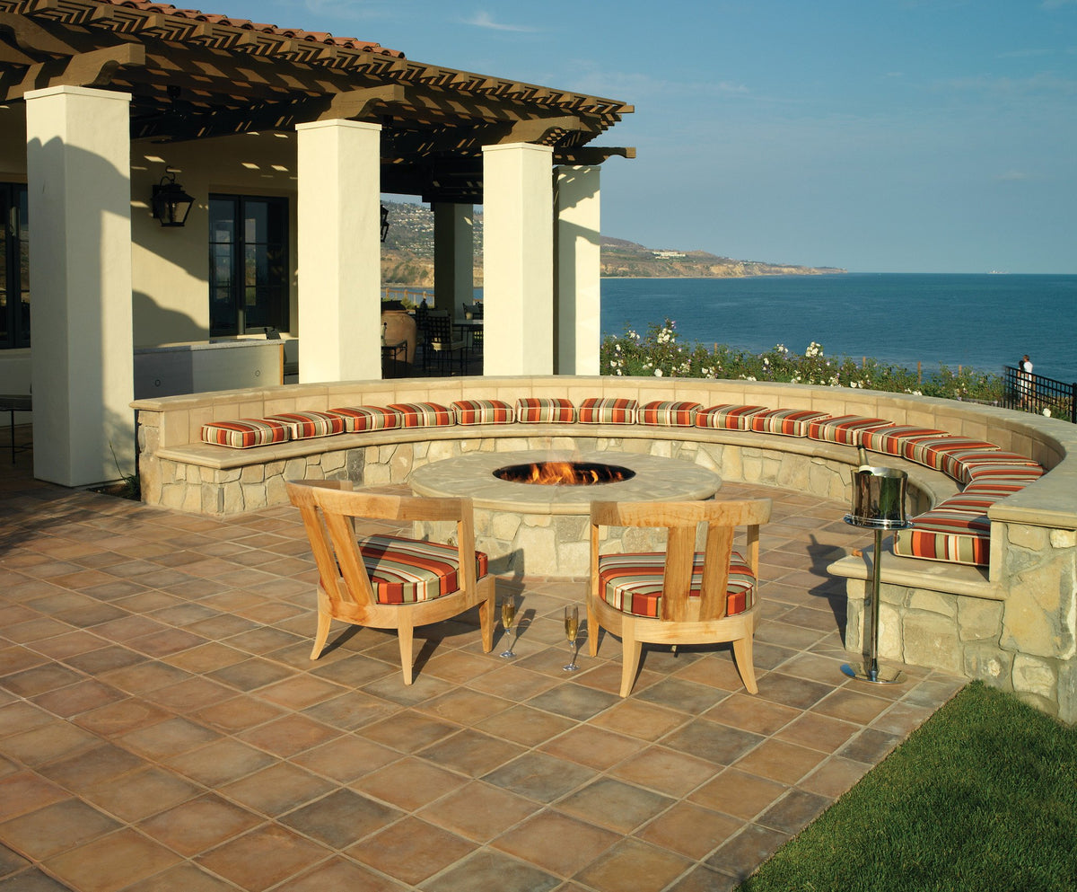 Restaurant fire pit in Hermosa Blend