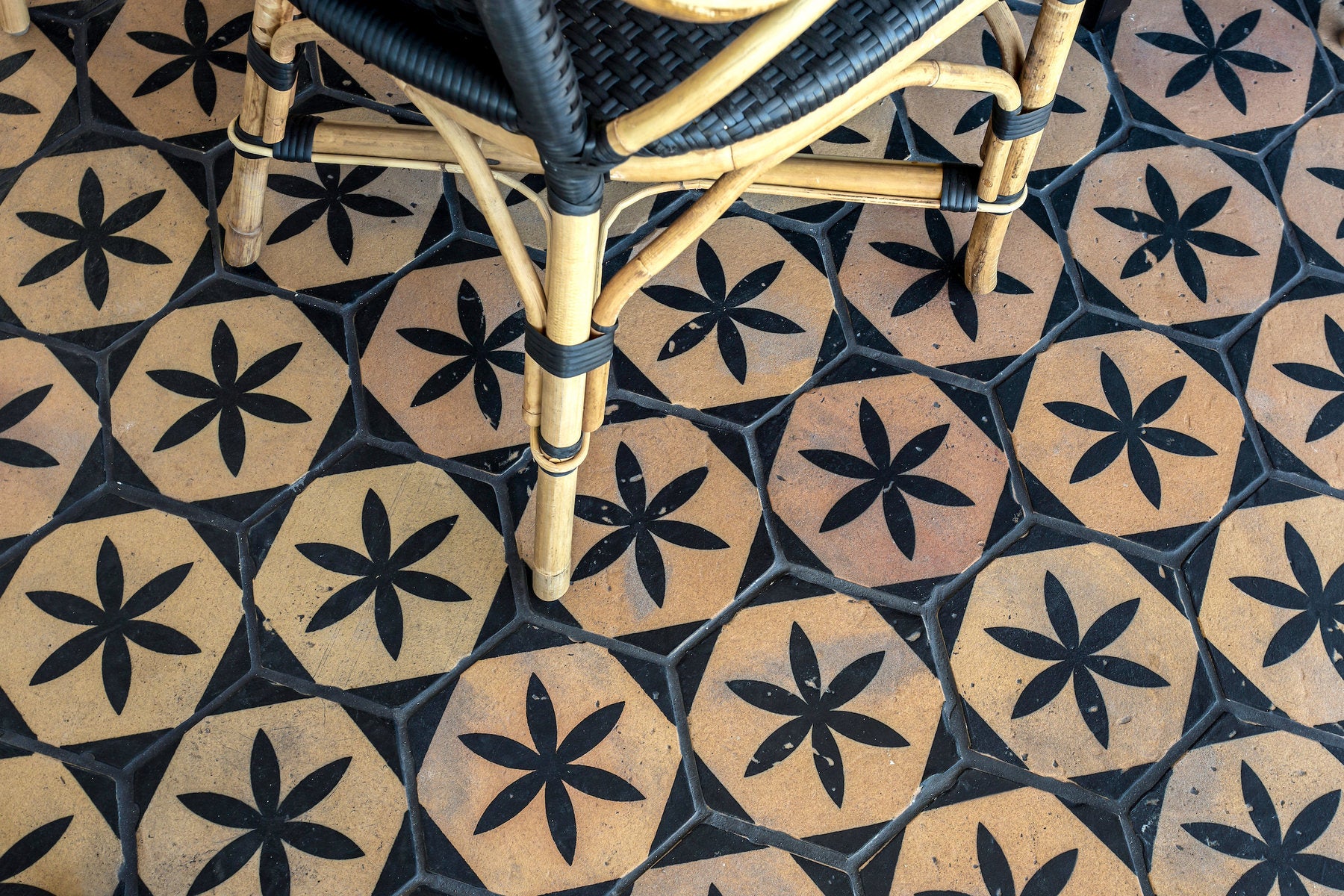 The same floor, close up