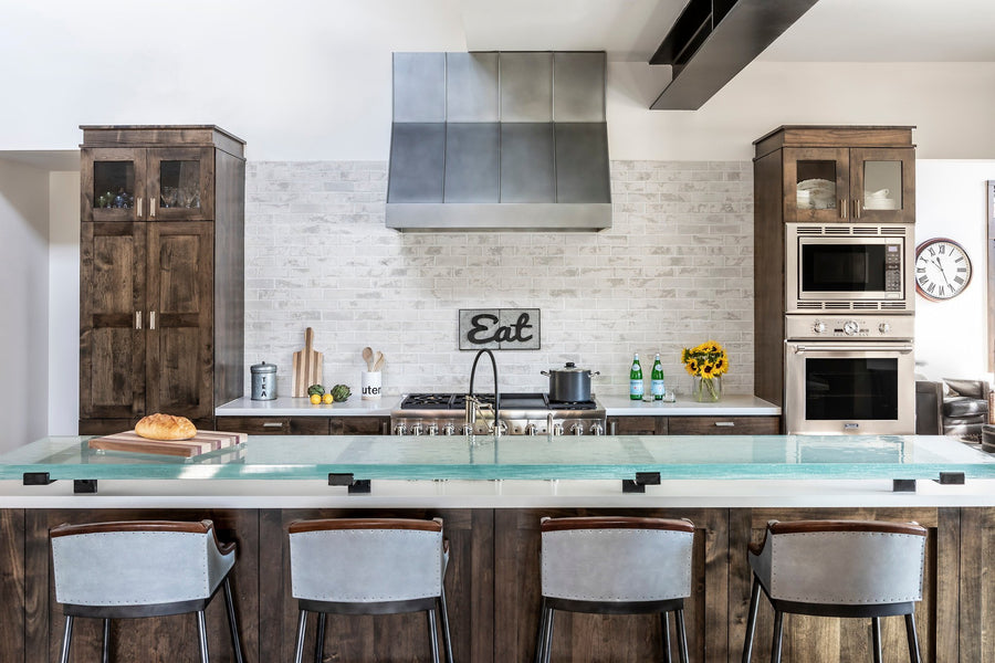 Truckee Kitchen and Fireplace
